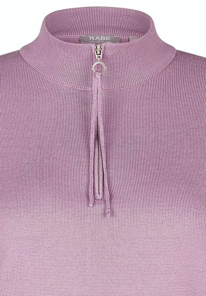 122624- Violet Quarter Zip Sweatshirt