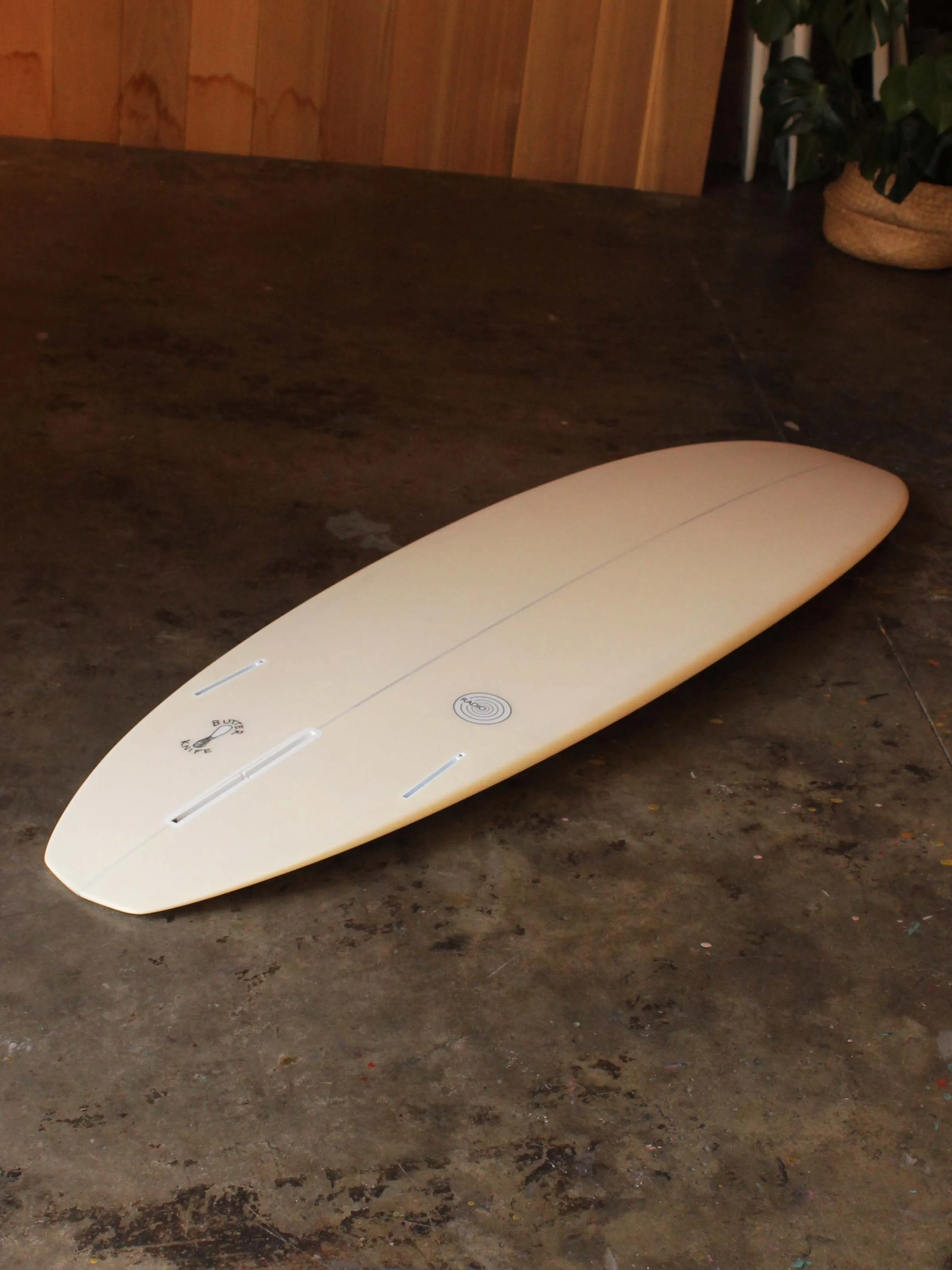 6'6 Radio Diamond Tail - Cream