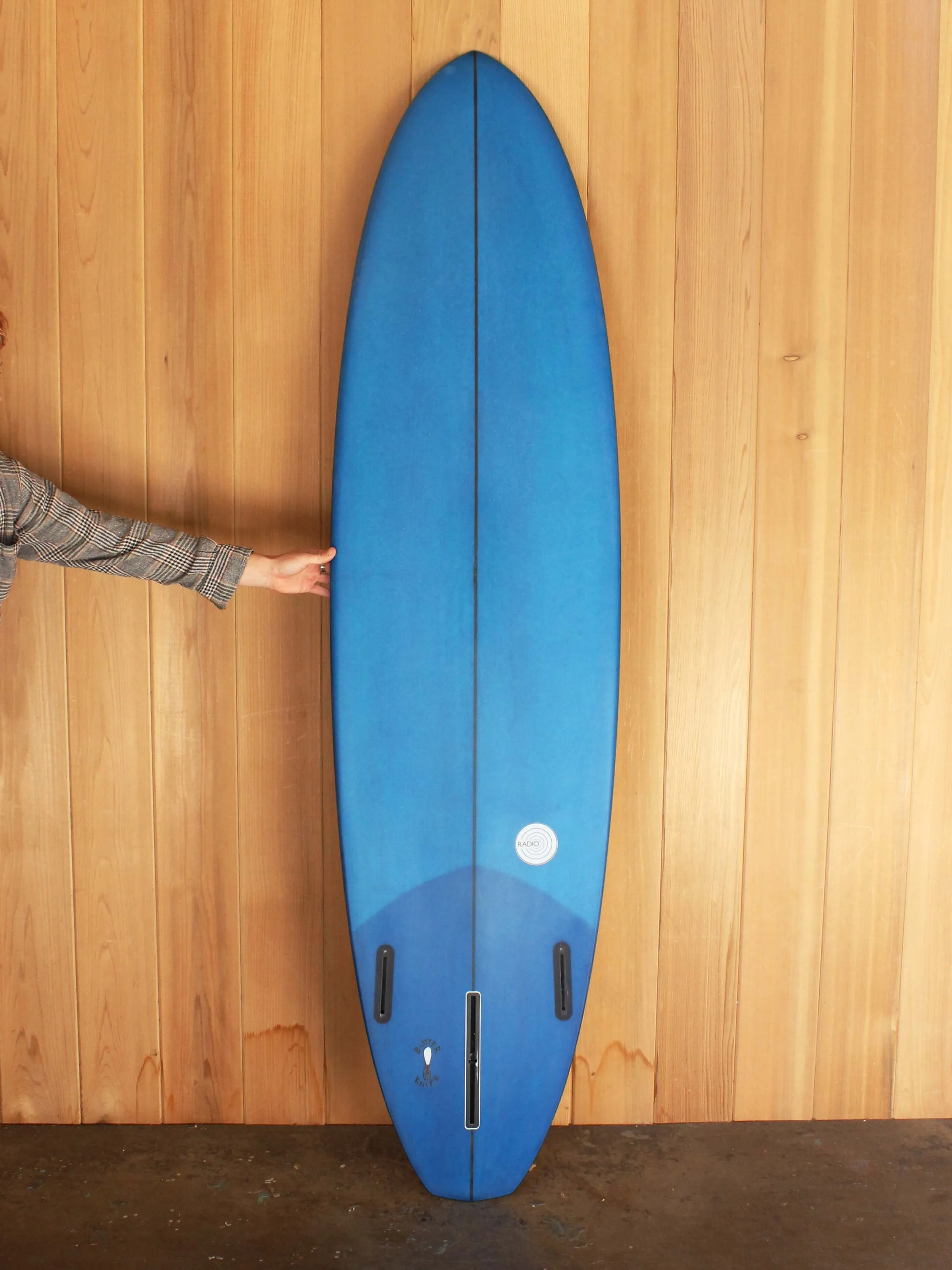 7'2 Radio Diamond Tail Egg 2+1 - Denim