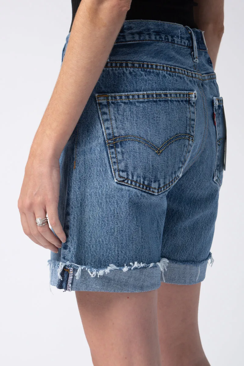 90s Relaxed Short in Indigo