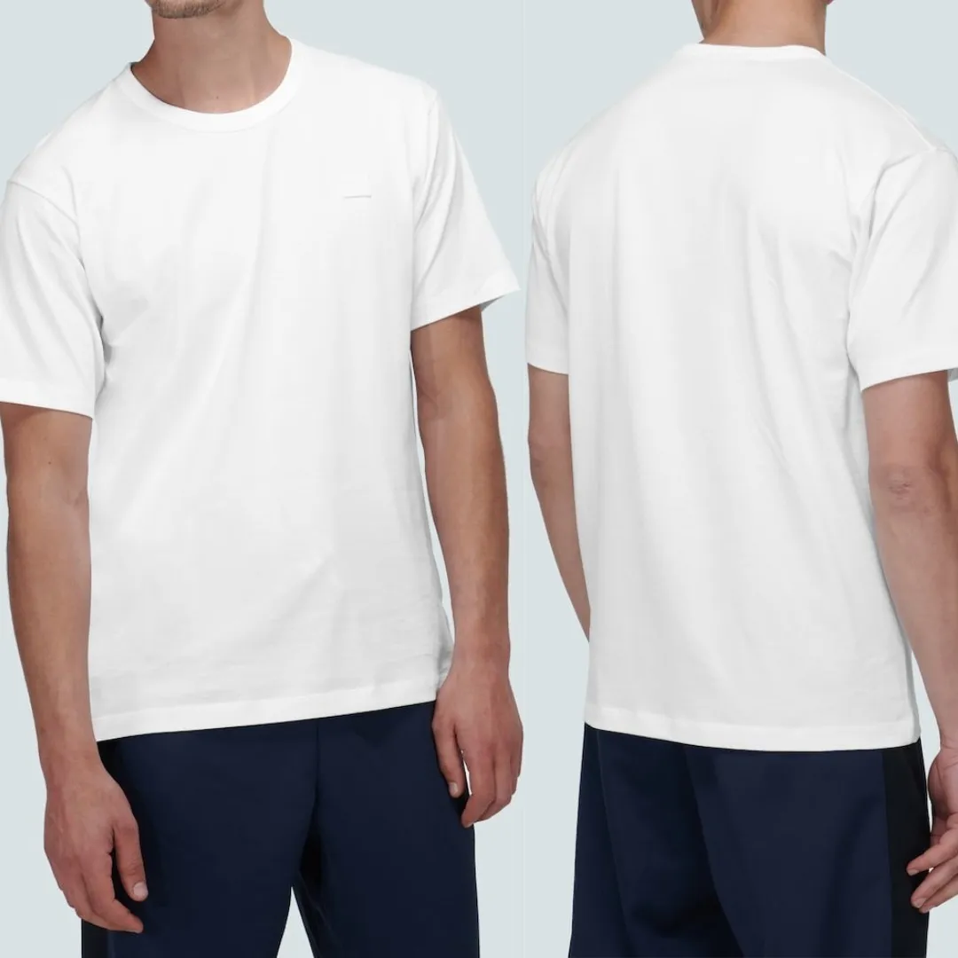 Acne Studios  |Crew Neck Street Style Plain Cotton Short Sleeves Logo