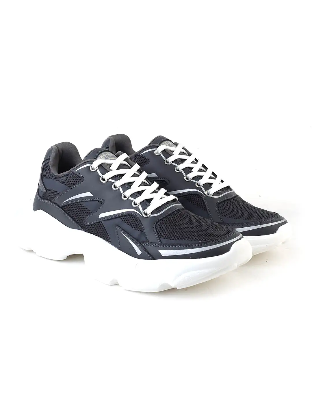 Alberto Torresi Grey Laceup Sports Shoes