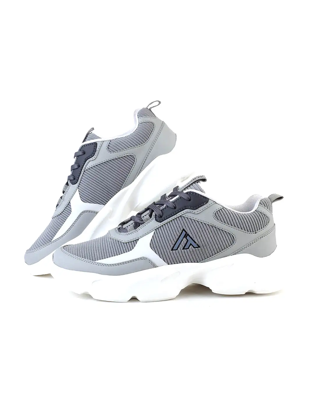 Alberto Torresi Grey Laceup Sports Shoes