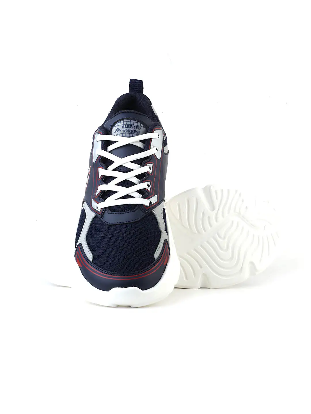 Alberto Torresi Navy Laceup Sports Shoes