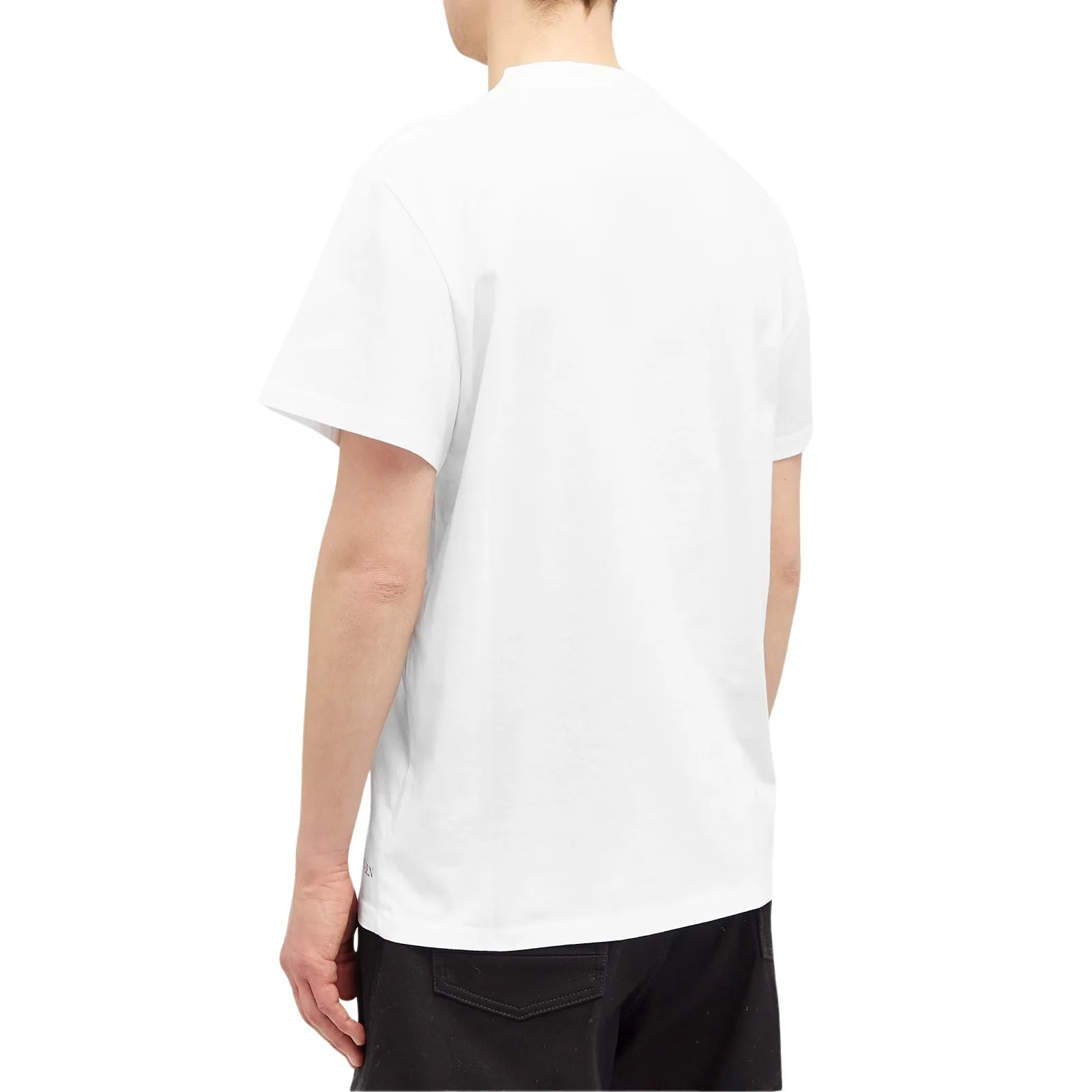 alexander mcqueen  |Crew Neck Unisex Street Style Cotton Short Sleeves Logo