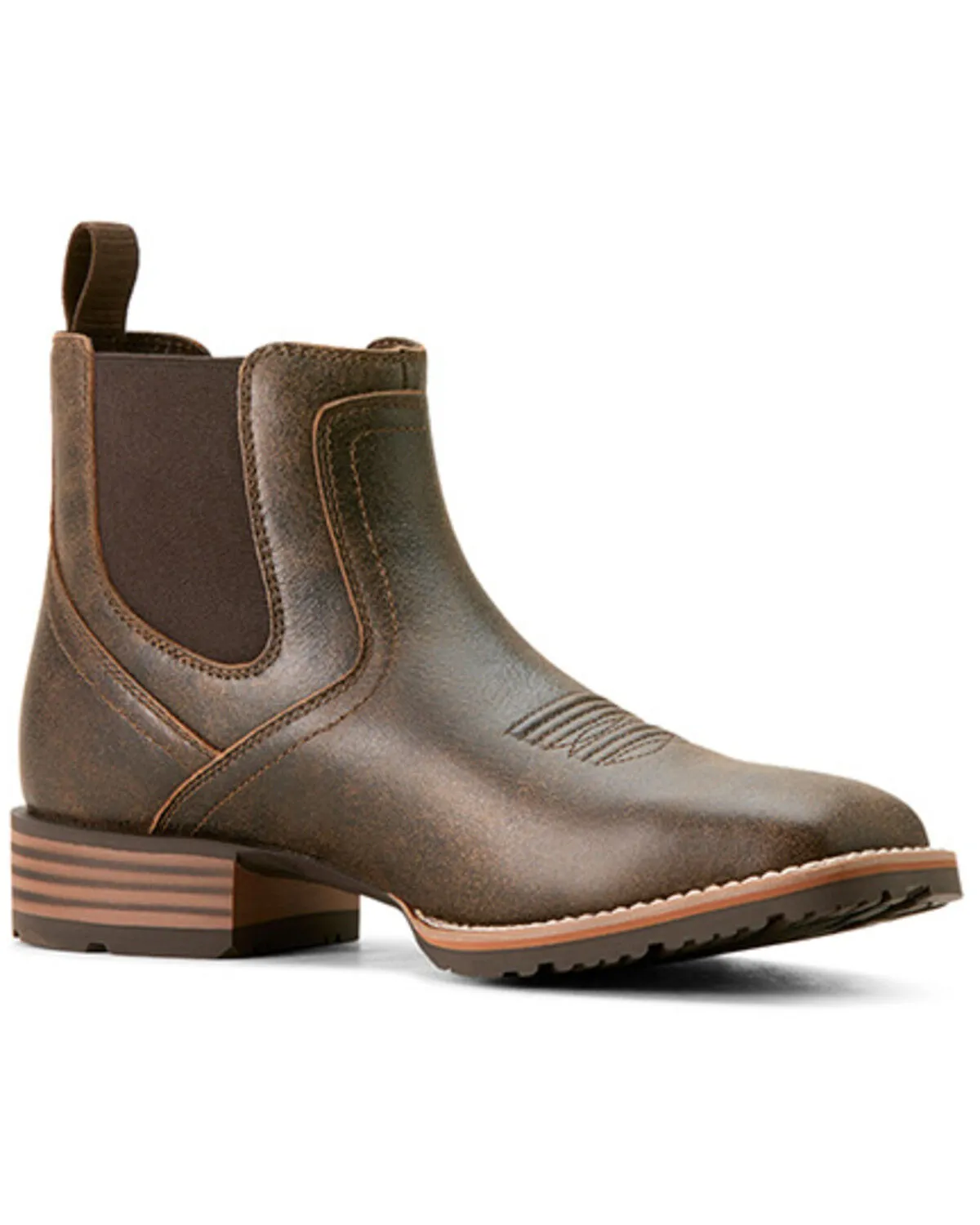 Ariat Men's Hybrid Low Boy Chelsea Boots - Broad Square Toe