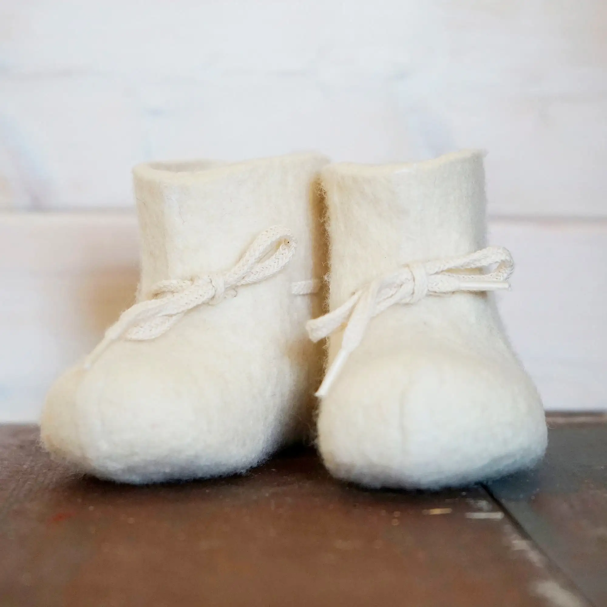 Baby boots - White