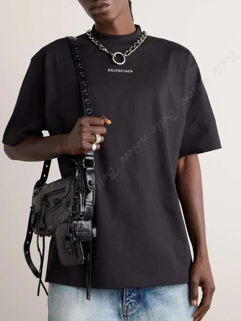 BALENCIAGA  |Street Style Cotton Short Sleeves Luxury T-Shirts