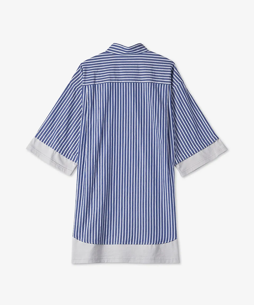 BALENCIAGA  |Stripes Street Style Plain Short Sleeves Logo Luxury