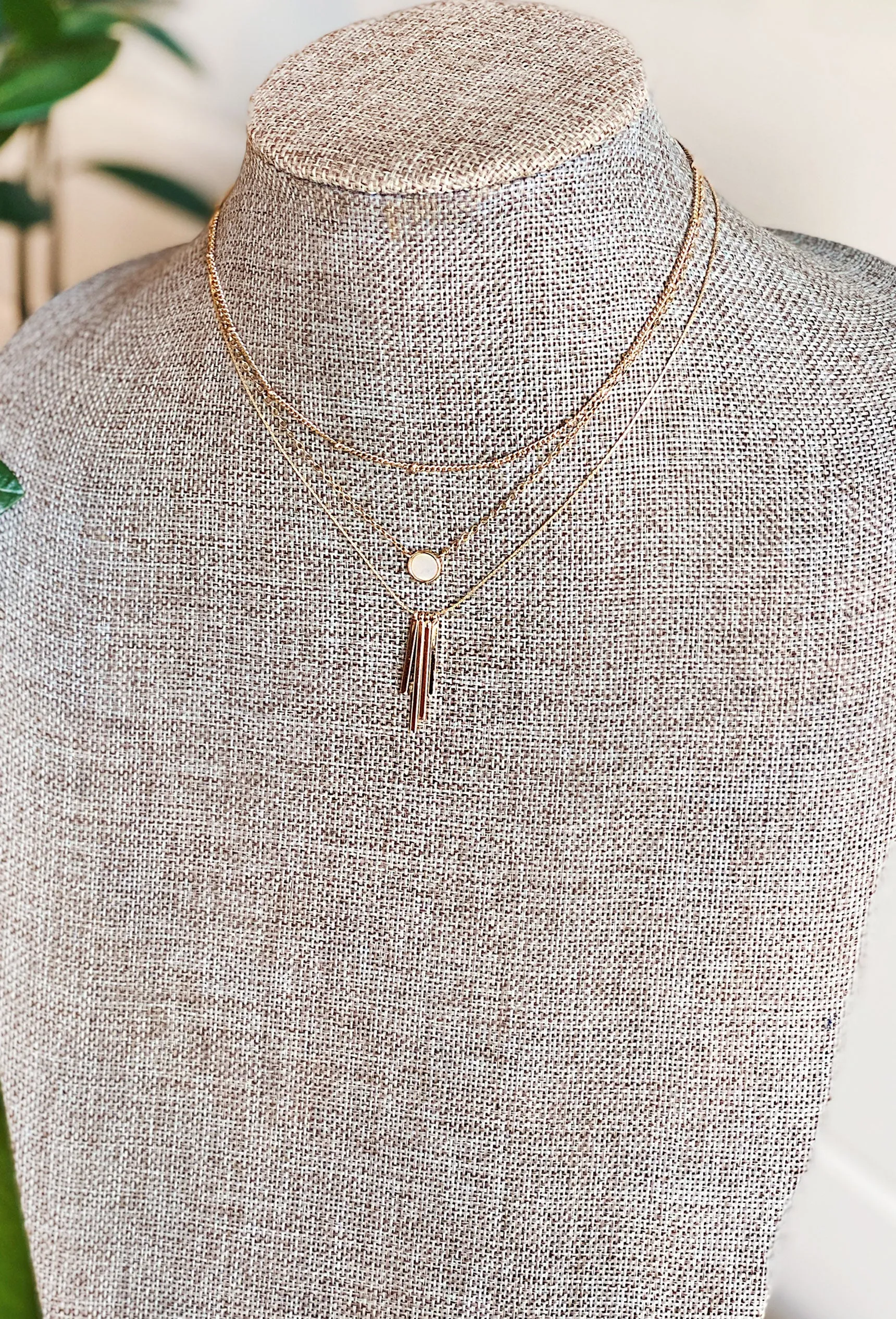 Bar Trio Necklace Set