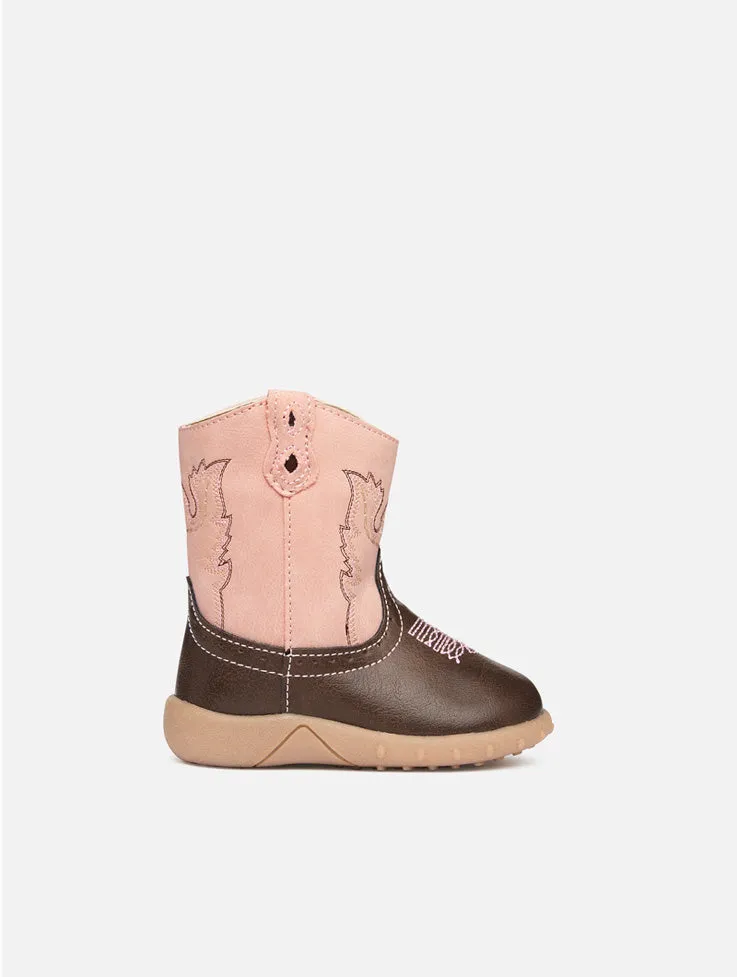 Baxter Baby Western Boots - Pink