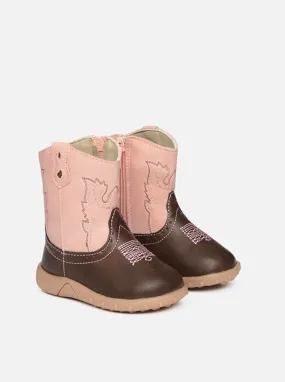 Baxter Baby Western Boots - Pink