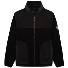 Belstaff  Stamford Full Zip Fleece Sweatshirt Black