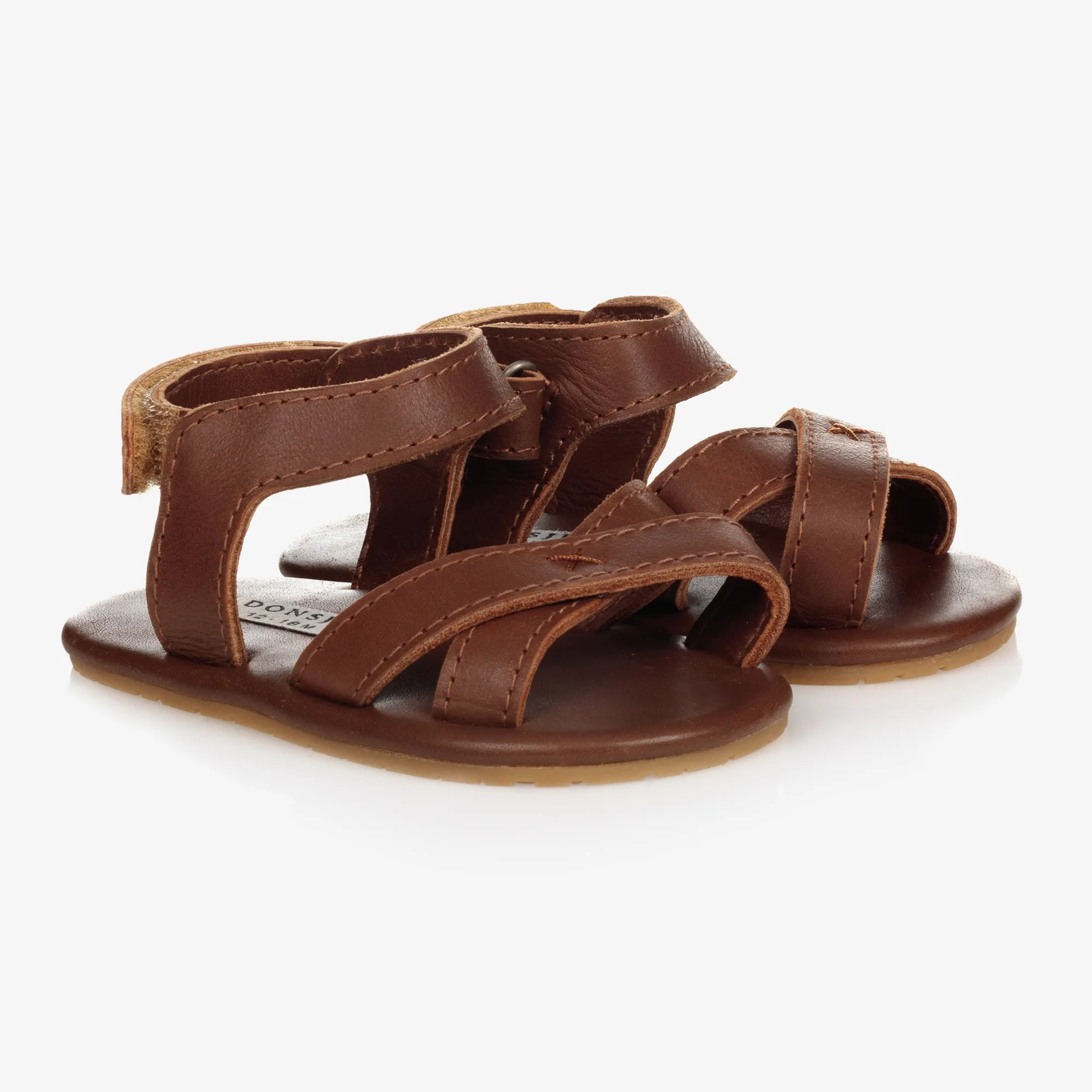 Brown Leather Baby Sandals