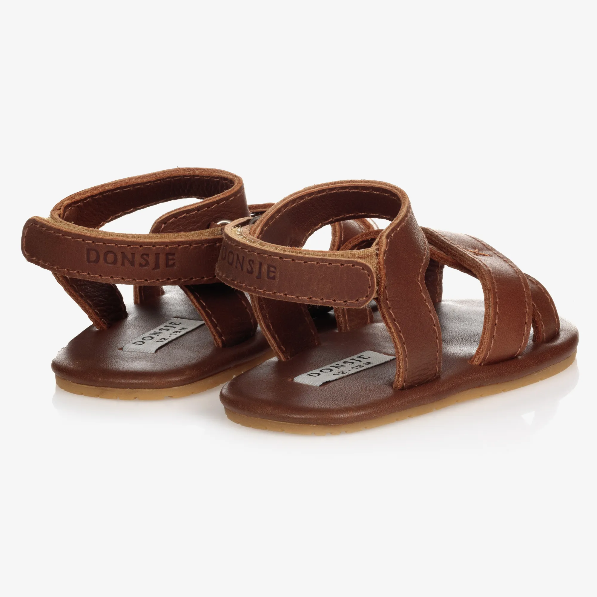 Brown Leather Baby Sandals