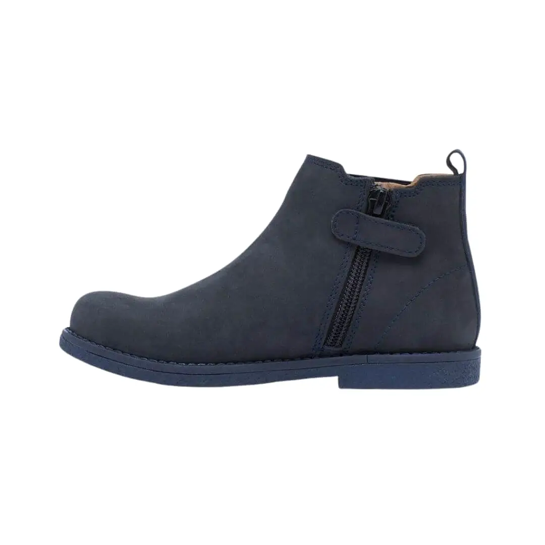 CHELSEA 2 CLARKS - NAVY WAXY