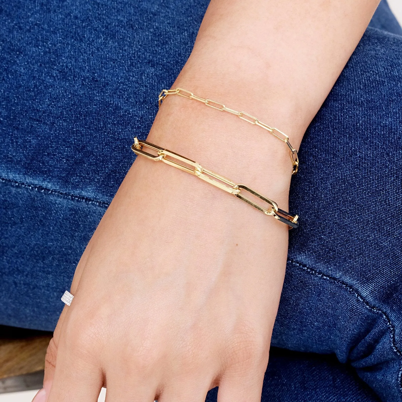 Classic Paperclip Chain Bracelet