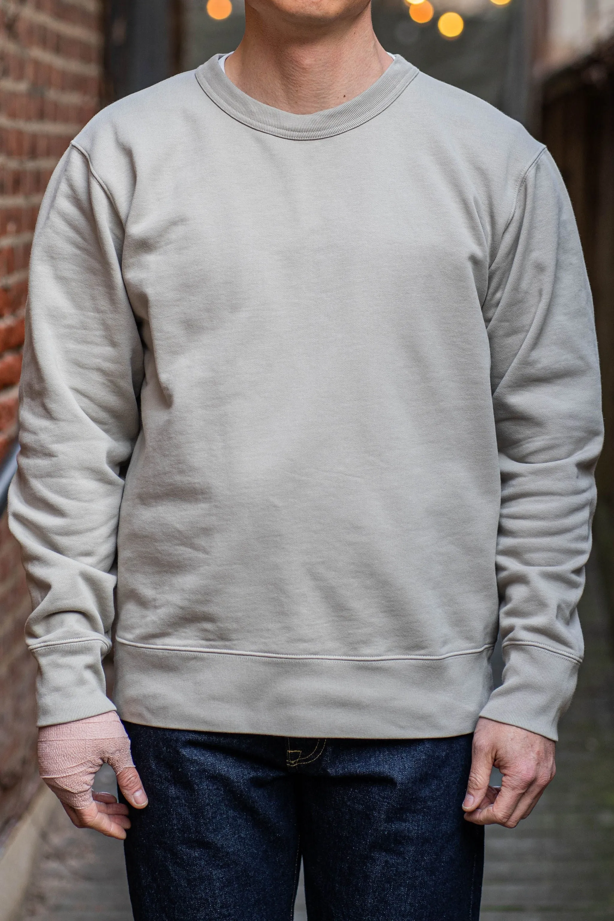 C.O.F. Studio Sweatshirt - Unbrushed Terry Cement