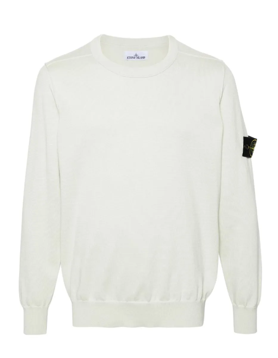 COMPASS-BADGE COTTON JUMPER