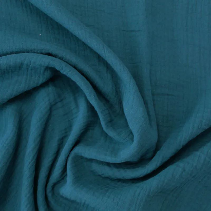 Cotton Double Gauze  - Sea Foam Green