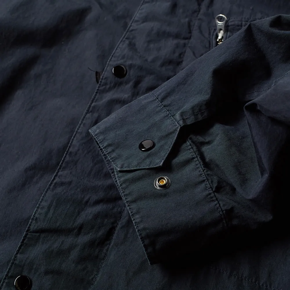 C.P. Company Garment Dyed Detachable Goggle OvershirtNavy