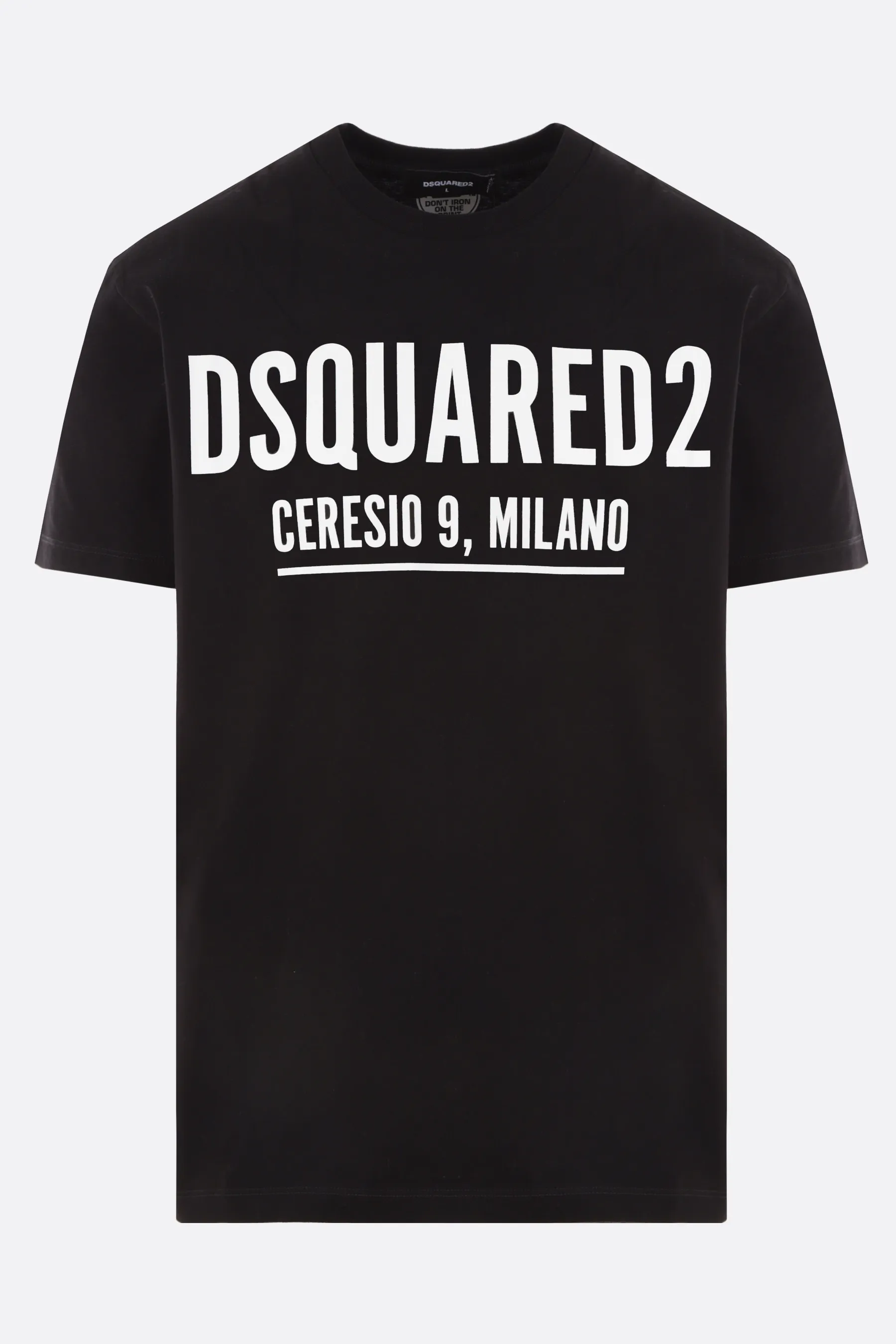 D SQUARED2  |Crew Neck Plain Short Sleeves Logo Luxury Crew Neck T-Shirts