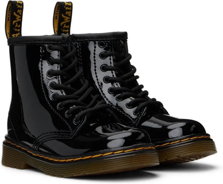 Dr. Martens Baby Black Patent 1460 Boots