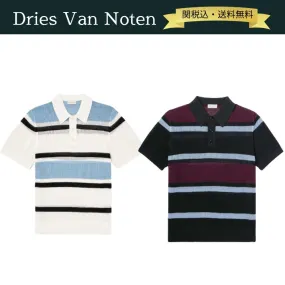 Dries Van Noten  |Blended Fabrics Plain Short Sleeves Designers Polos