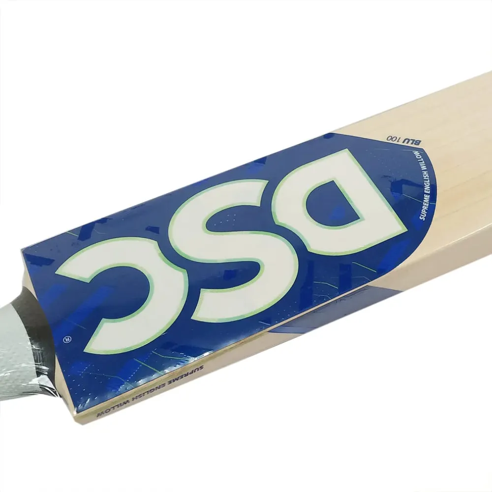 DSC Blu 100 English Willow Cricket Bat (SH)