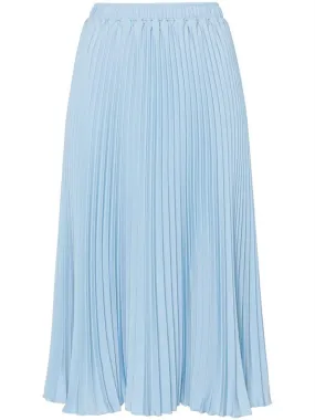 ELASTICATED-WAIST PLEATED SKIRT