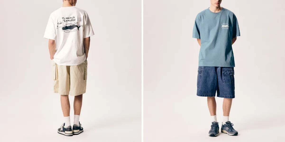 ESPIONAGE  |Street Style Plain Short Sleeves Logo T-Shirts