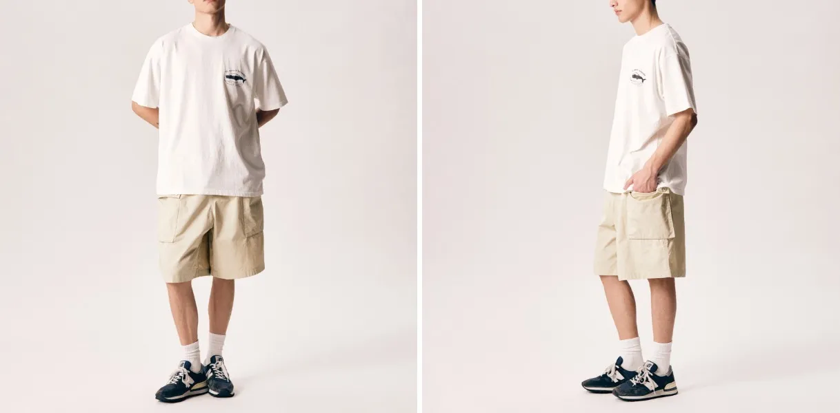 ESPIONAGE  |Street Style Plain Short Sleeves Logo T-Shirts