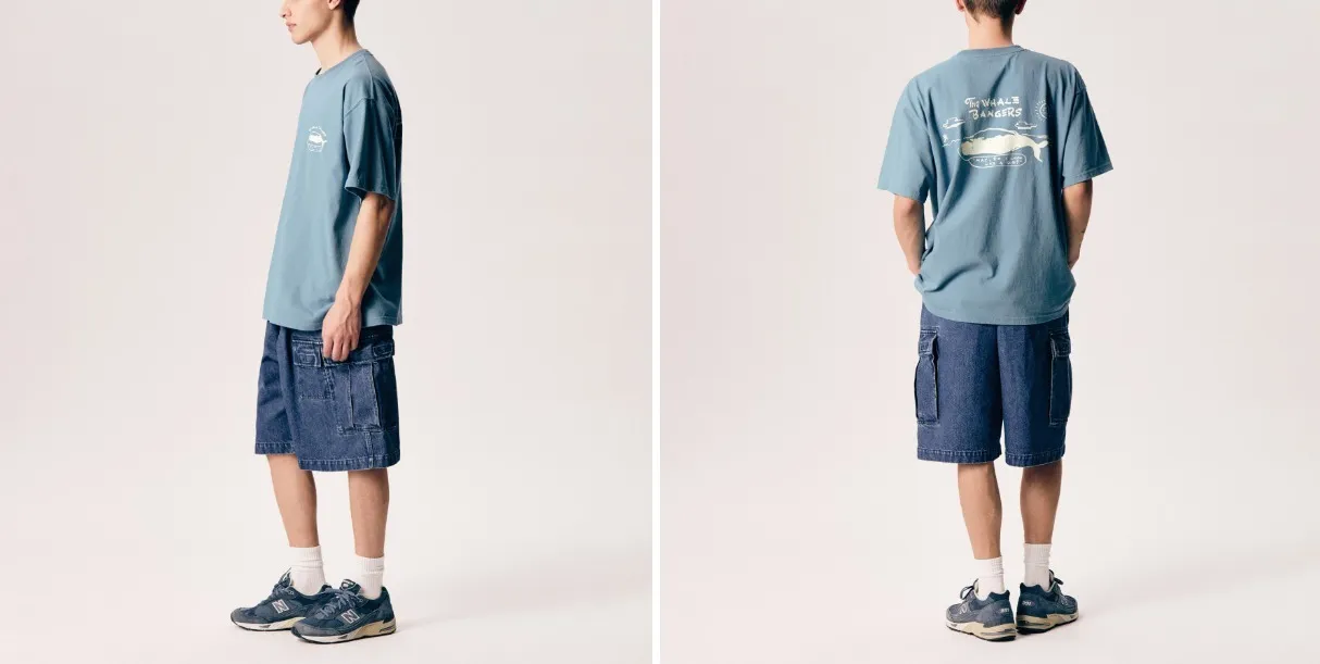 ESPIONAGE  |Street Style Plain Short Sleeves Logo T-Shirts