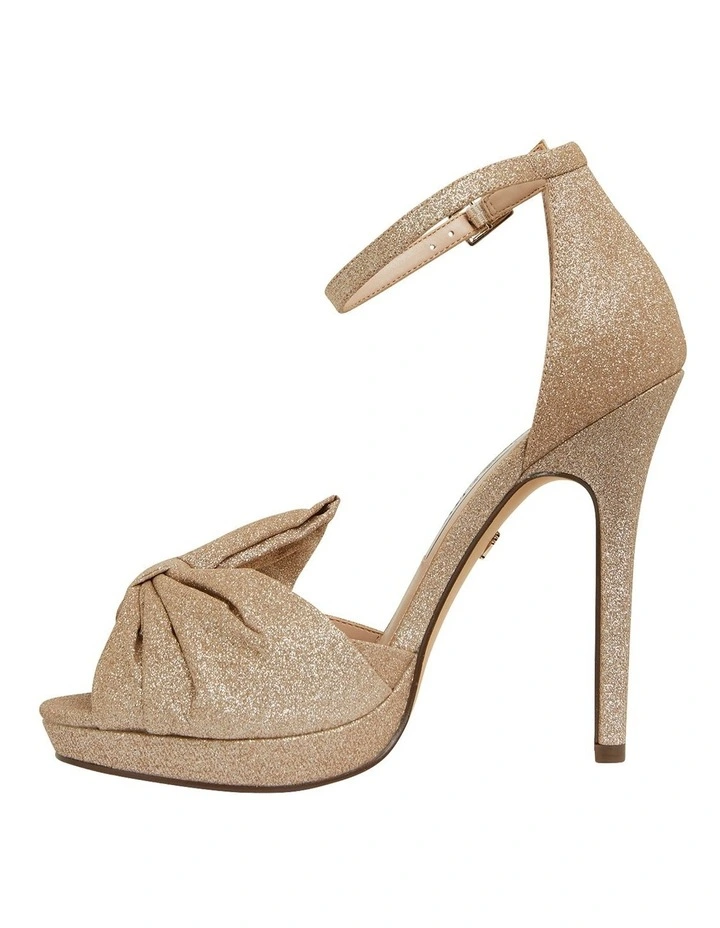 Flosie Gold Baby Glitter Sandals