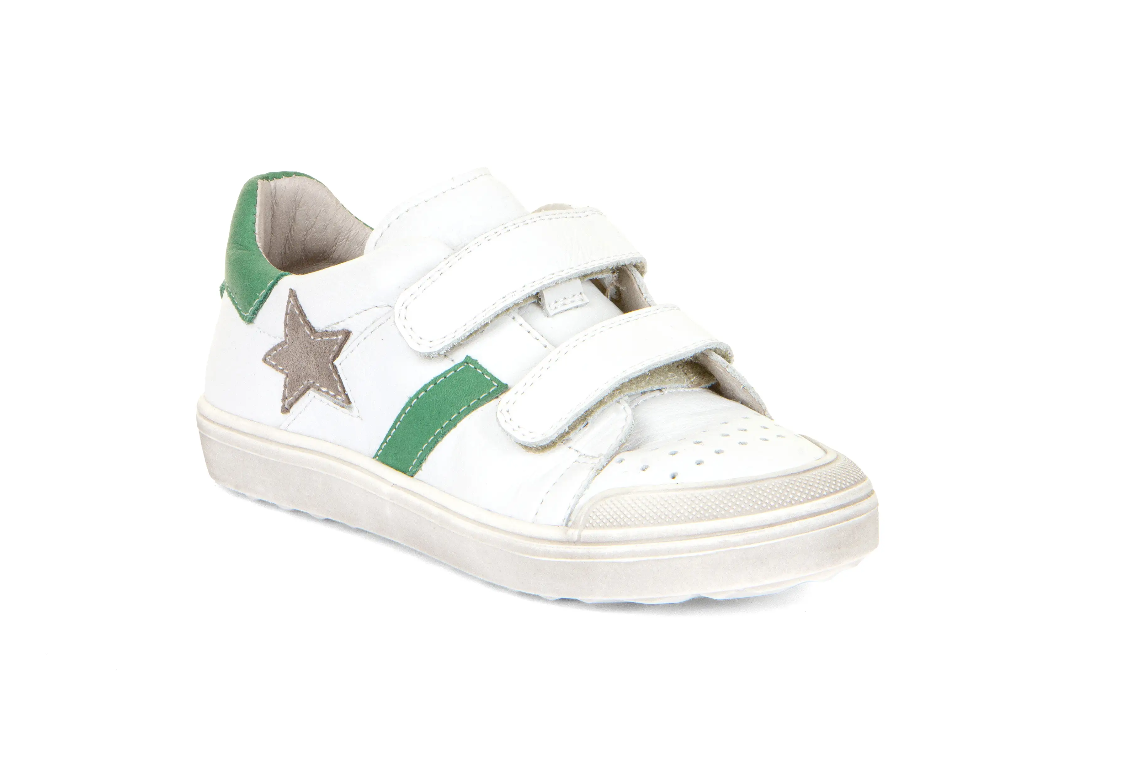 (G3130251-6) Children's Shoes - STAR white/green