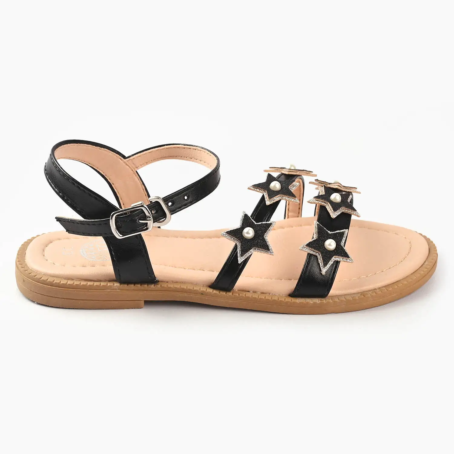 Girls Sandals 456-63-BLACK