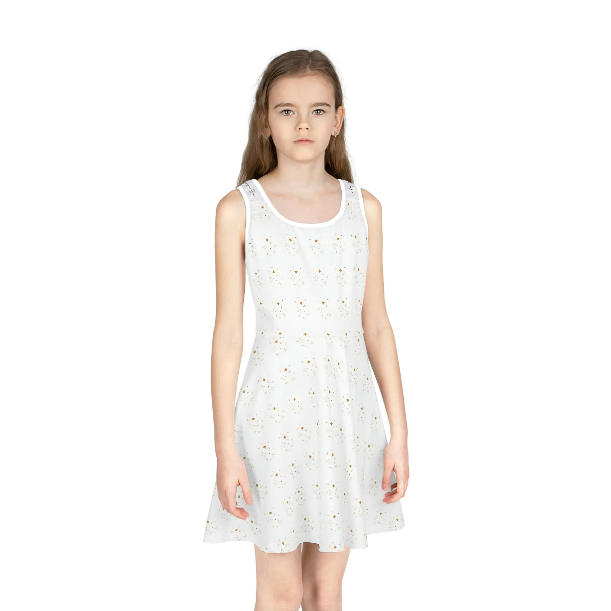 Girls' Sleeveless Sundress (AOP)