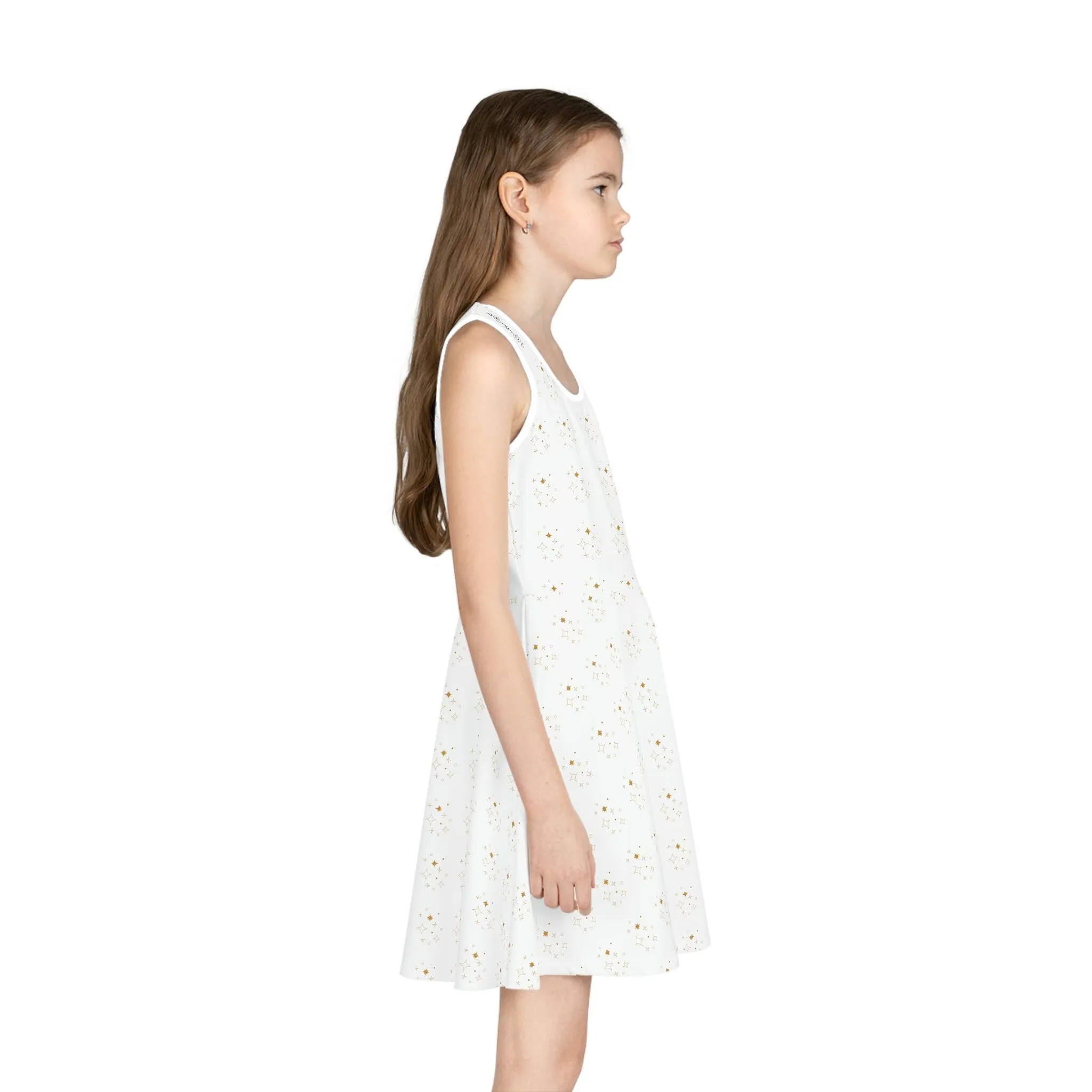 Girls' Sleeveless Sundress (AOP)