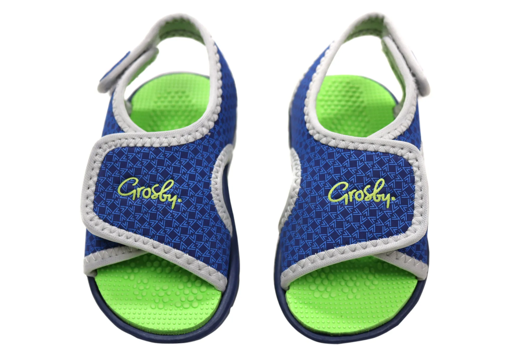 Grosby Chip Infant Toddler Junior Kids Comfortable Adjustable Sandals