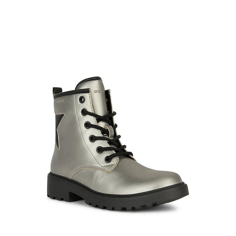 Hudson's Bay Girl's Casey Combat Boots