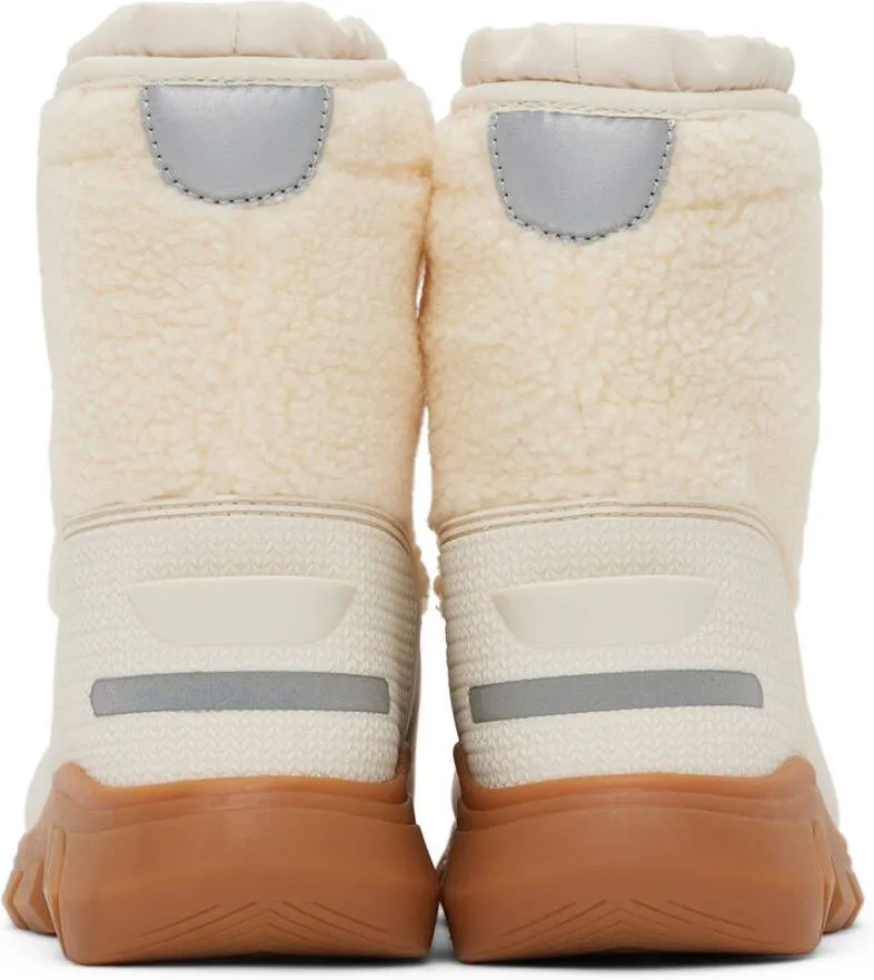 Hunter Kids White Wanderer Big Kids Boots