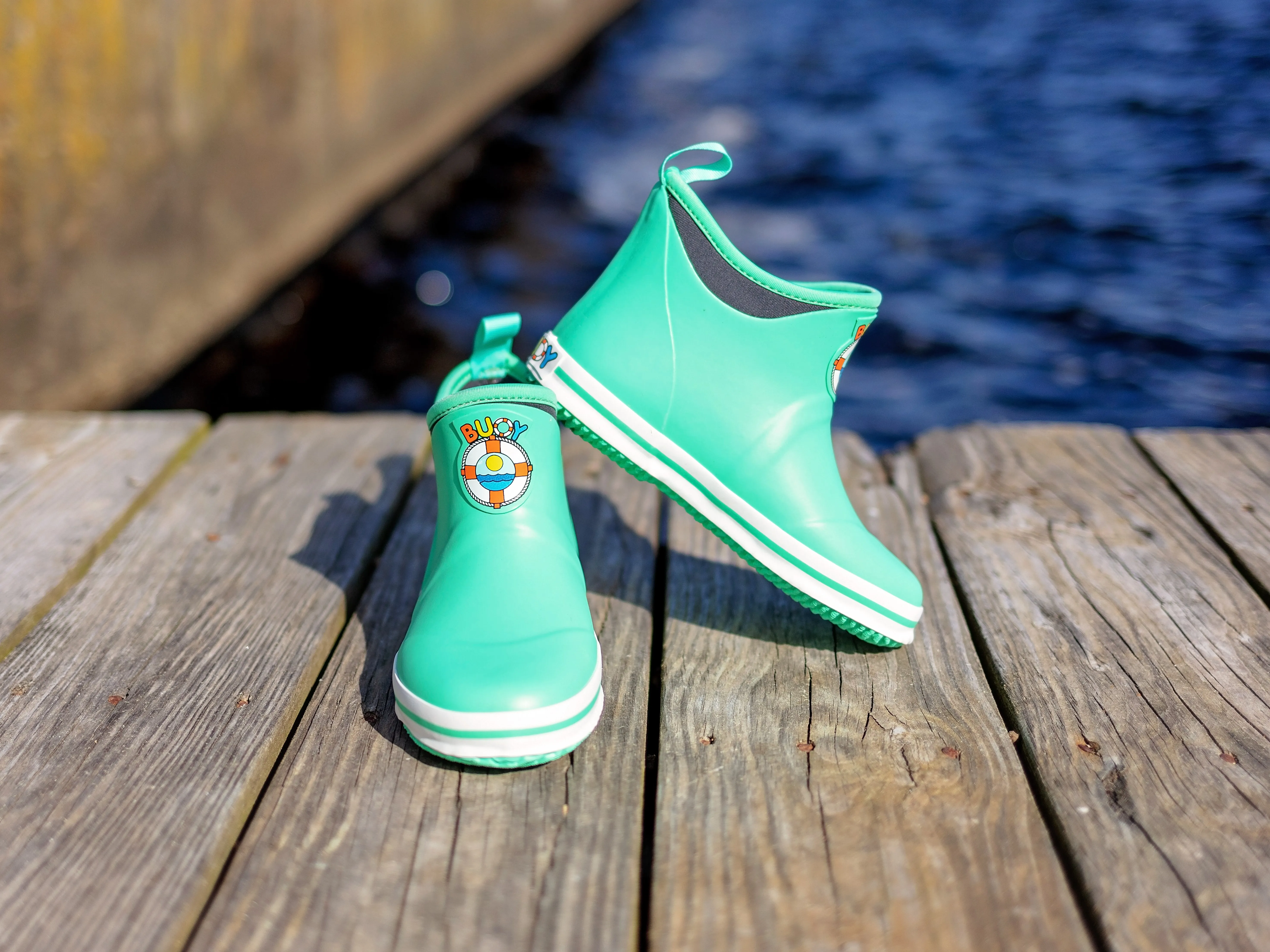 Kids Seafoam Buoy Boots