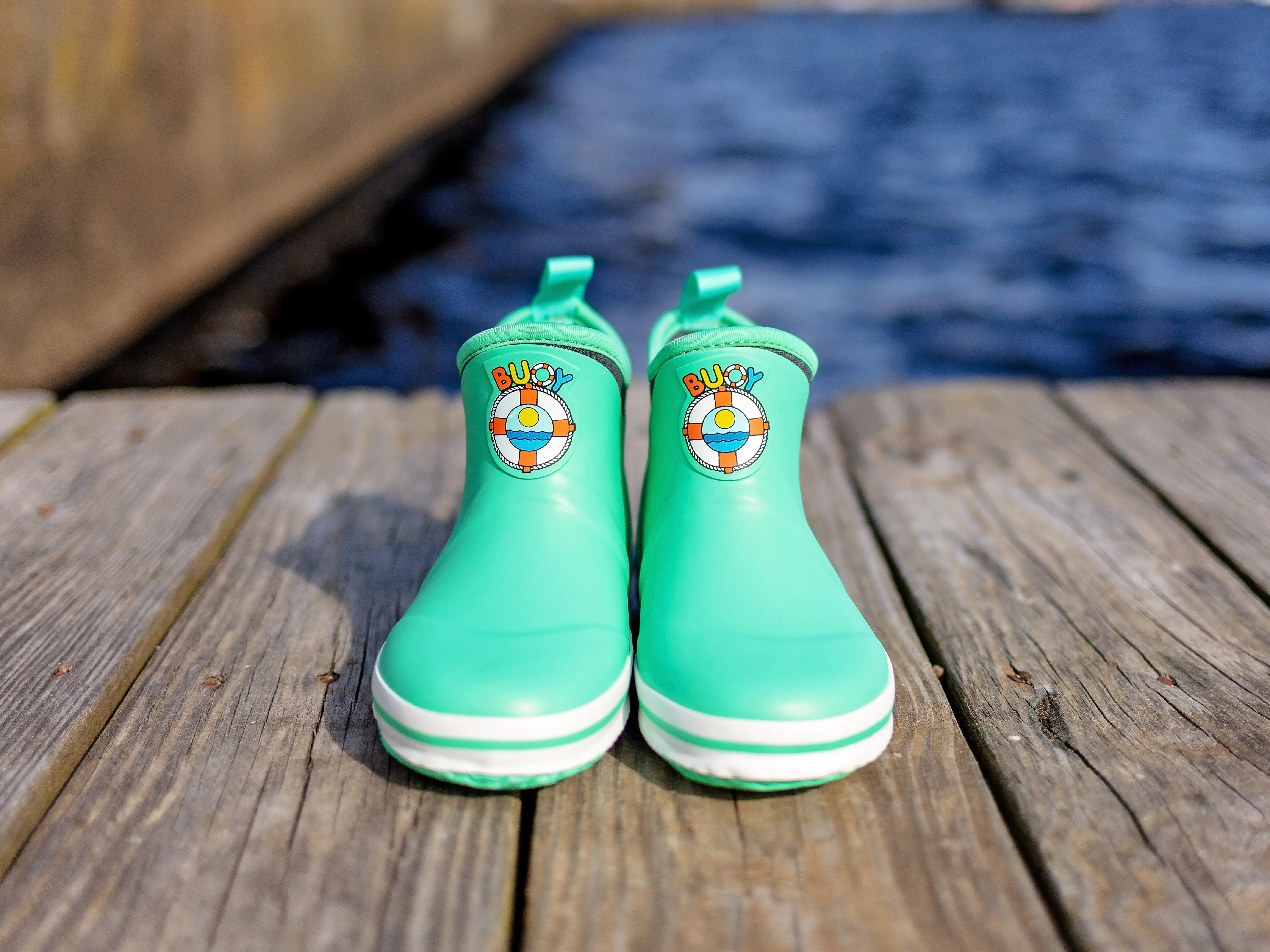 Kids Seafoam Buoy Boots