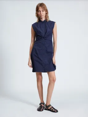 Louisa Sleeveless Dress - Navy