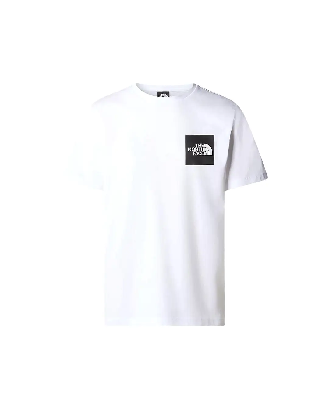 M S/S FINE TEE TNF WHITE