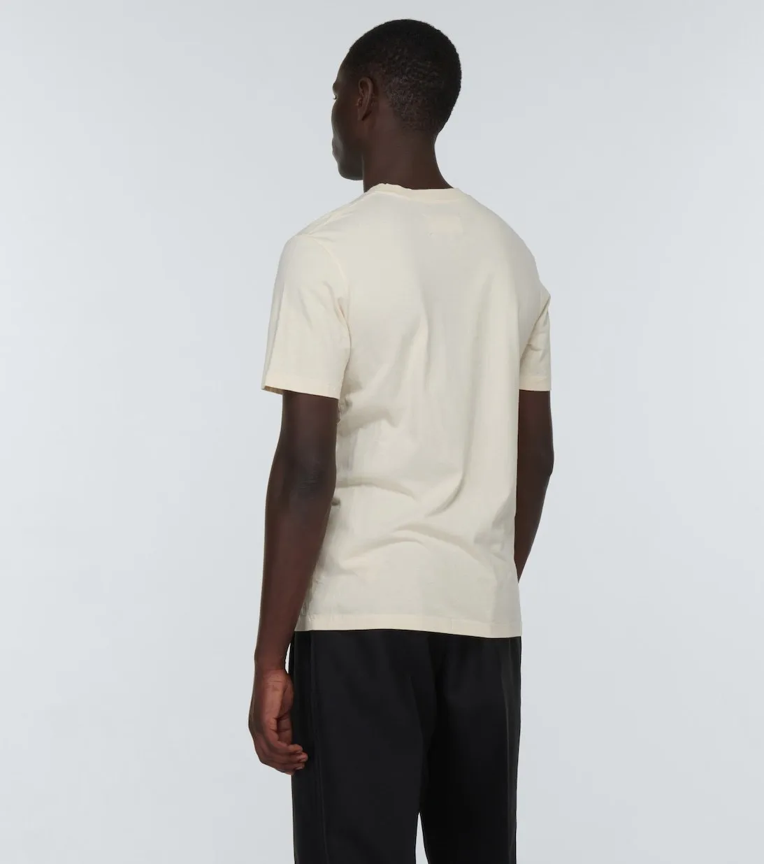 Maison Margiela  |Crew Neck Street Style Plain Cotton Short Sleeves Designers