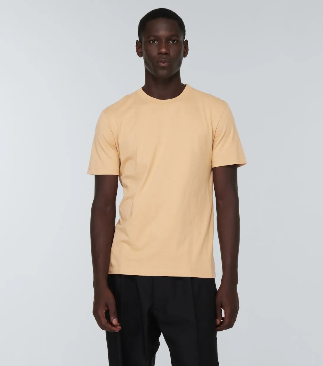 Maison Margiela  |Crew Neck Street Style Plain Cotton Short Sleeves Designers