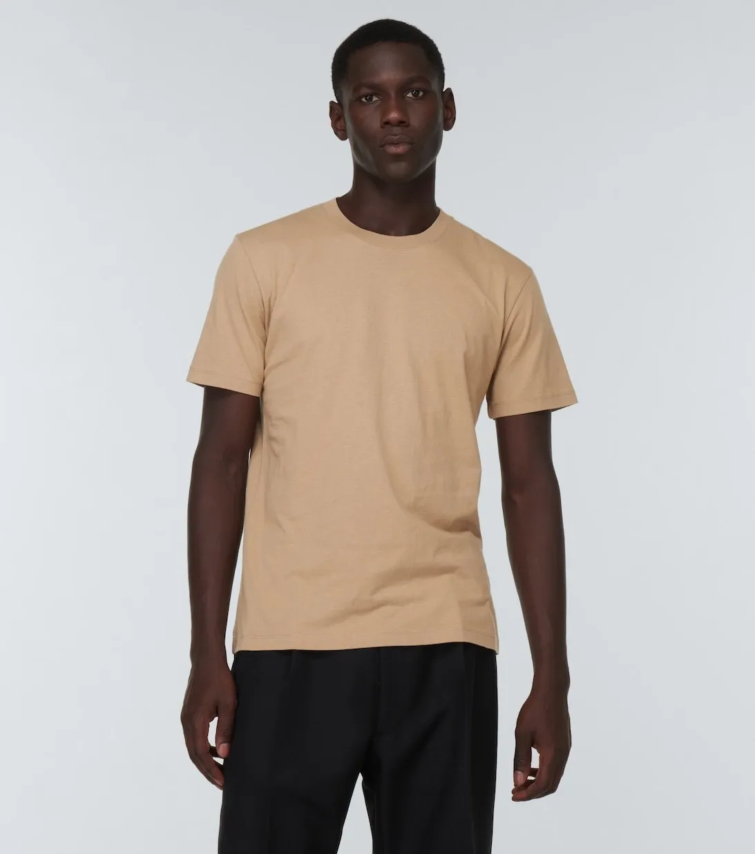 Maison Margiela  |Crew Neck Street Style Plain Cotton Short Sleeves Designers