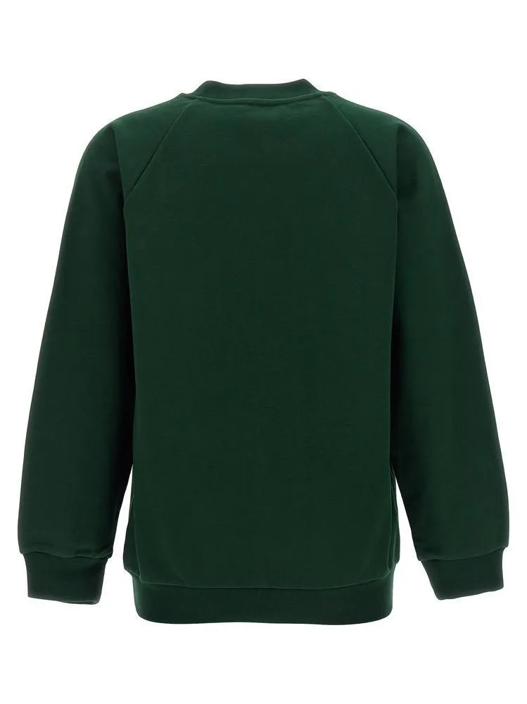 MARNI  |Green bio cotton sweatshirt with Marni logo