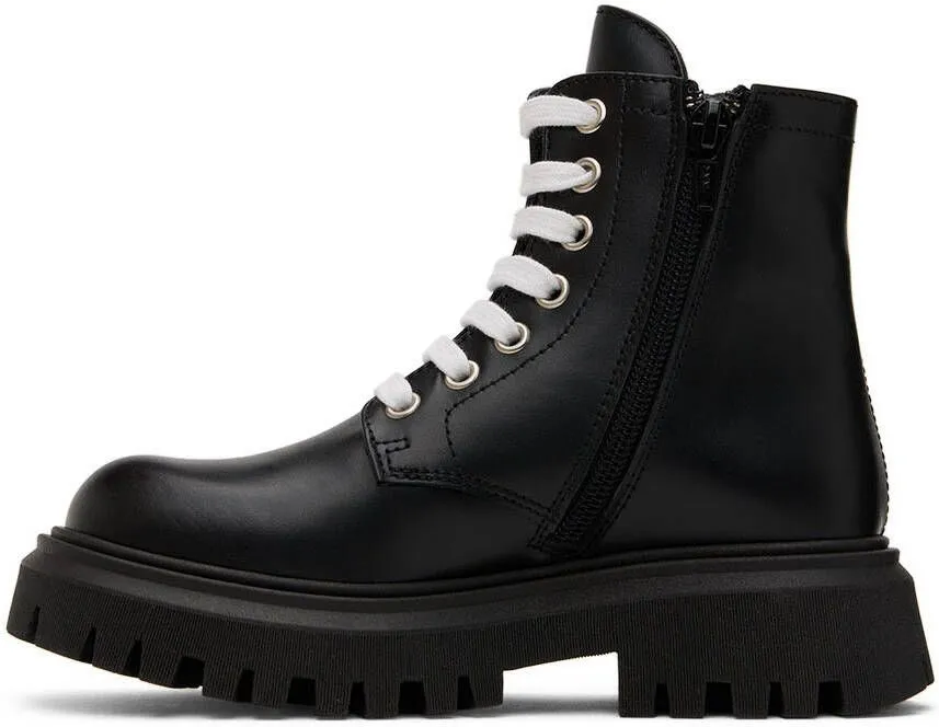 Marni Kids Black Platform Boots